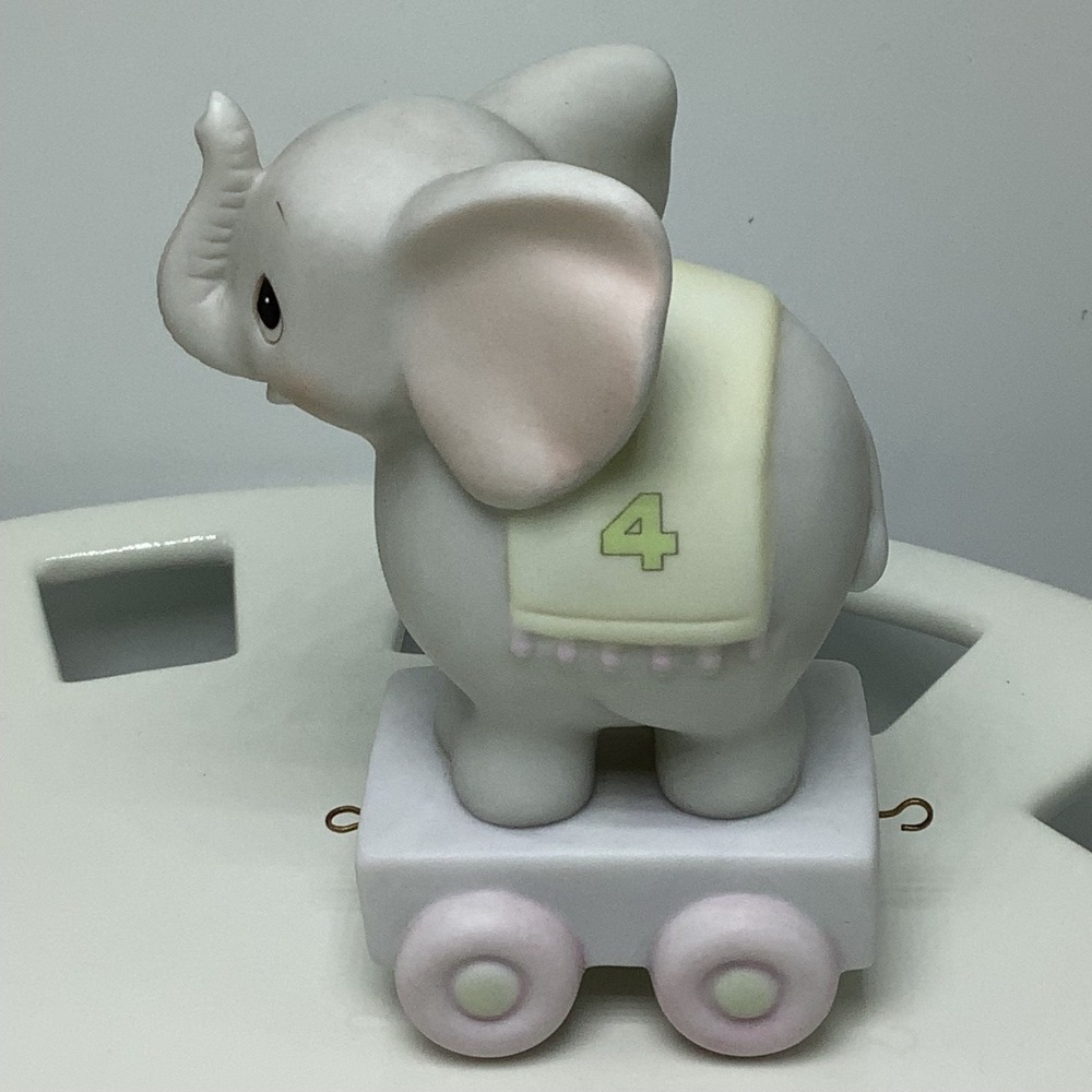 Precious Moments May Your Birthday‎ Be Gigantic Elephant Train Age 4 1985